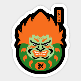 daruma blanka Sticker